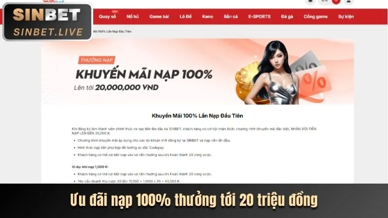 Giao diện tổng quan VFF88 Casino